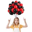 dekoracja na halloween zestaw balonow czarnych i czerwonych 10 20 szt