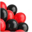 dekoracja na halloween zestaw balonow czarnych i czerwonych 10 20 szt