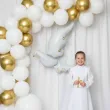 dekoracja na komunie chrzest wesele balon foliowy xl golebica biala 39 shp