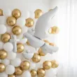 dekoracja na komunie chrzest wesele balon foliowy xl golebica biala 39 shp