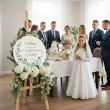 dekoracja na komunie drewniana tablica powitalna eukaliptus beauty personalizacja 39 5 cm