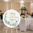 dekoracja na komunie drewniana tablica powitalna eukaliptus beauty personalizacja 39 5 cm