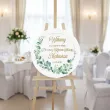 dekoracja na komunie drewniana tablica powitalna eukaliptus beauty personalizacja 39 5 cm