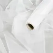 dekoracja na komunie wesele slub chrzest tiul gladki bialy na stol do kwiatow 0 15 x 9 m