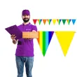 dekoracja na marsz rownosci baner flagi tecza lgbt mix 3 6 m