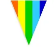 dekoracja na marsz rownosci baner flagi tecza lgbt mix 3 6 m