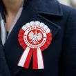dekoracja na marsz swieto niepodleglosci 11 listopada kotylion naklejka polska flaga godlo x8