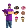 dekoracja na muffinki ciasteczka lody kolorowa dekora 6 szt