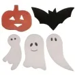 dekoracja na muffinki halloween mix dekora 128 sztuk
