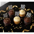 dekoracja na muffinki pikery 18 urodziny glamour ozdobne szpilki na babeczki osiemnastka x6