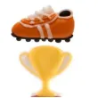 dekoracja na muffinki zestaw pilkarski kolorowa dekora 8 szt
