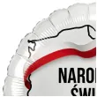 dekoracja na narodowe swieto niepodleglosci 11 listopada balon foliowy mapa do szkoly apel marsz