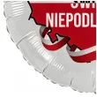 dekoracja na narodowe swieto niepodleglosci 11 listopada balon foliowy mapa do szkoly apel marsz