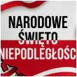 dekoracja na narodowe swieto niepodleglosci 11 listopada balon foliowy mapa do szkoly apel marsz