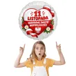 dekoracja na narodowe swieto niepodleglosci 11 listopada balon foliowy serce do szkoly apel marsz