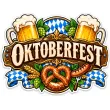 dekoracja na oktoberfest plakat do powieszenia na okno drzwi bawarski festiwal piwa festyn bawaria