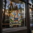 dekoracja na oktoberfest plakat do powieszenia na okno drzwi bawarski festiwal piwa festyn bawaria