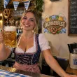 dekoracja na oktoberfest plakat do powieszenia na okno drzwi bawarski festiwal piwa festyn bawaria