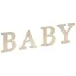 dekoracja na stol baby shower baby drewno naturalne partydeco 16 5 21 5 x 19 5 cm