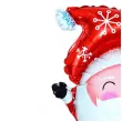 dekoracja na swieta boze narodzenie mikolajki balon foliowy swiety mikolaj 28 shp