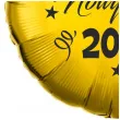 dekoracja na sylwestra balon foliowy szampanski nowy rok 2026 zloty 18 rnd