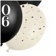 dekoracja na sylwestra balony lateksowe 2026 czarne kremowe nowy rok do girland 12 6 szt