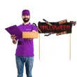 dekoracja na tort halloweenowy krwawe narzedzia topper z siekierami i krwia