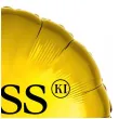 dekoracja na urodziny balon foliowy bosski 18 latek zloty prezent osiemnastka 18 rnd
