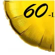 dekoracja na urodziny balon foliowy bosski 60 latek zloty prezent do girlandy 18 rnd