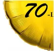 dekoracja na urodziny balon foliowy bosski 70 latek zloty prezent do girlandy 18 rnd