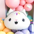 dekoracja na urodziny balon foliowy koci domek gabby lakotek bialy 29 5 shp