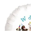 dekoracja na urodziny balon foliowy pieski w dniu urodzin prezent 18 rnd