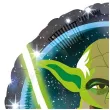 dekoracja na urodziny balon foliowy star wars galaxy mistrz yoda gwiezdne wojny 18 rnd