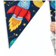 dekoracja na urodziny baner flagi girlanda papierowa kosmos rakieta do powieszenia 360 cm