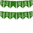 dekoracja na urodziny baner personalizowany pilka nozna wlasny napis girlanda 20 flag 400 cm
