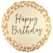 dekoracja na urodziny do przedszkola balon foliowy happy birthday cetki zwierzeta safari