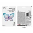 dekoracja na urodziny dzien dziecka duzy balon foliowy motyl niebieski do girland 30 shp