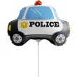 dekoracja na urodziny dzien dziecka mini balon foliowy na patyczek policja radiowoz 9
