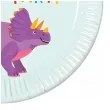 dekoracja na urodziny dzien dziecka talerzyki papierowe dinozaury 20 cm 8 szt