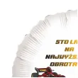 dekoracja na urodziny fana wyscigow balon foliowy formula 1 sto lat 18 rnd