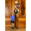 dekoracja na urodziny halloween balon foliowy harry potter hp do girland czarny zloty 18 rnd