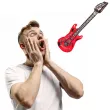 dekoracja na urodziny koncert festiwal dmuchaniec gitara elektryczna czerwona 106 cm