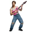 dekoracja na urodziny koncert festiwal dmuchaniec gitara elektryczna rozowa 106 cm