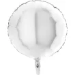 dekoracja na wesele komunie rocznice slub chrzest balon foliowy bialy do girland 18 rnd