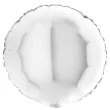 dekoracja na wesele komunie rocznice slub chrzest balon foliowy bialy do girland 18 rnd