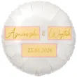 dekoracja na wesele prezent na slub balon foliowy imiona nowozencow personalizacja 18