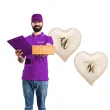 dekoracja na wesele slub rocznice balony foliowe mr i mrs maz i zona kremowe 18 2 szt