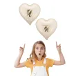 dekoracja na wesele slub rocznice balony foliowe mr i mrs maz i zona kremowe 18 2 szt