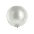 dekoracja na wesele slub urodziny balon xl glossy metaliczny srebrny 29 x1