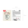 dekoracja na wesele slub urodziny balon xl glossy metaliczny srebrny 29 x1
